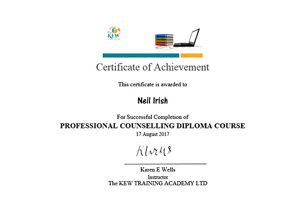 Professional Counselling Certificate